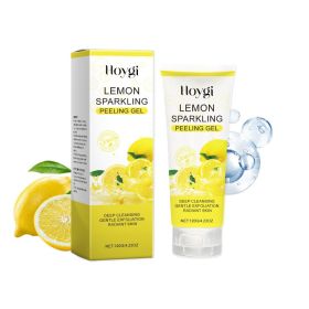 Hoygi Lemon Exfoliating Gel Gently Cleanses Face Body Skin Hydrating Moisturizing Refreshing Cleansing Gel (Option: 120g-149.9g-6.41*1.81*1.81inch)