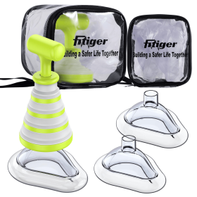 Folding First Aid Kit With 3 Sizes Of Masks, Suitable For All Ages Portable (Option: One)