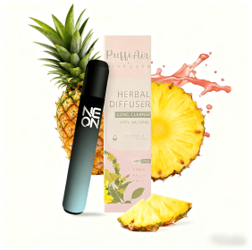 NEON Portable Natural Aromatherapy Pineapple One Press, Cleanses The Lungs And Promotes Clear Breathing, Refreshes And Combats Fatigue, Strengthe (Option: Pineapple)